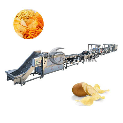 Bâtons français congelés électriques de pomme de terre faisant la machine 2000kg/h