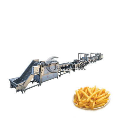 Chaîne de production gelée de pommes frites de la CE 2000kg/h pomme de terre Chip Making Machine