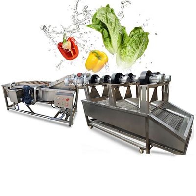 Chaîne de fabrication des fruits et légumes ISO9001, machine à laver de bulle d'air