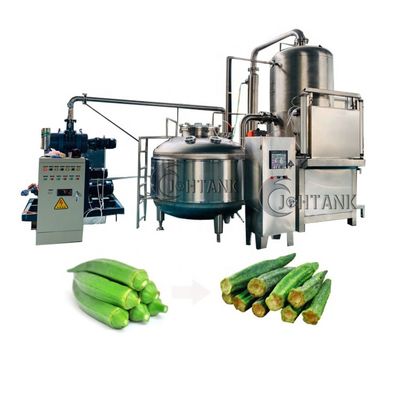 Vide sec Fried Machine de légumes fruits de friture de gombo