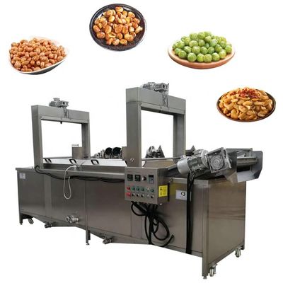 Machine faisante frire continue Sus304 1000kg/H de double ceinture de poulet de boulettes de viande
