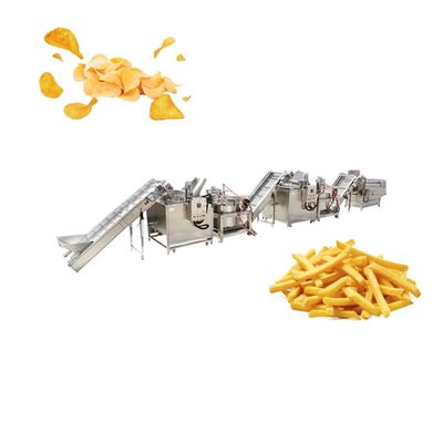Pommes frites surgelées de pomme de terre complètement automatique faisant la machine 500kg/h