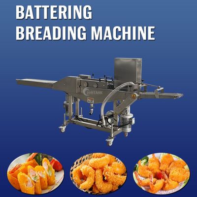 Machine de panage de viande de pâte lisse de poulet de Tempura automatique