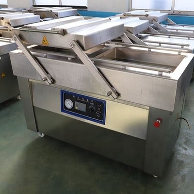 Double machine à emballer de vide de chambre pour la viande de légume fruit de riz