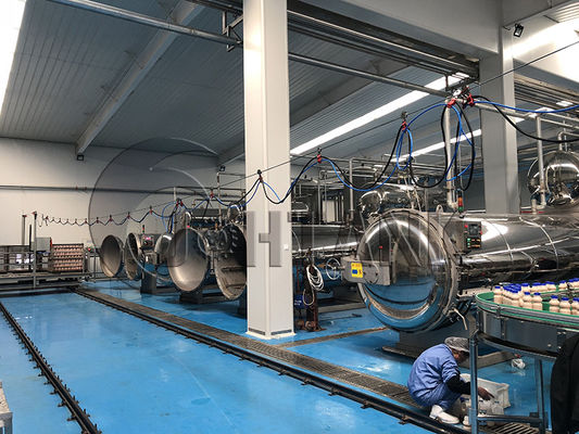 Petite cornue d'immersion de l'eau de machine de stérilisateur de nourriture de vapeur d'air