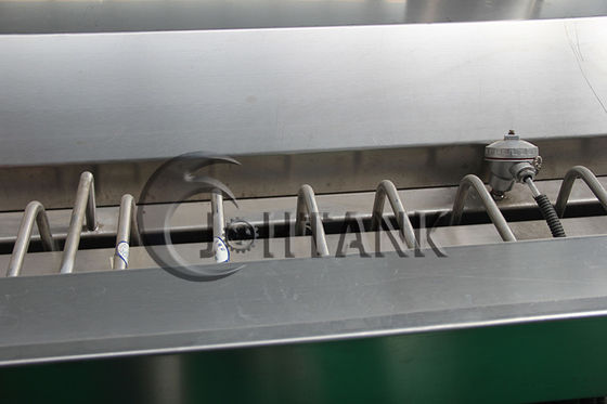 Machine faisante frire continue de restaurant, friteuse 1200kg/h continue pour des pommes chips
