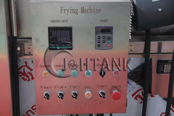 Machine faisante frire continue de restaurant, friteuse 1200kg/h continue pour des pommes chips