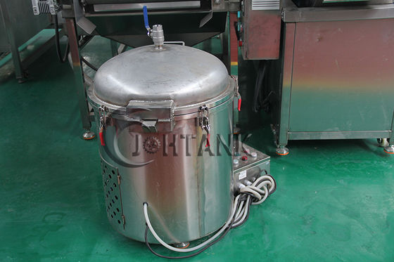 Machine faisante frire continue de restaurant, friteuse 1200kg/h continue pour des pommes chips