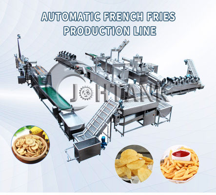 Pomme de terre Chips Production Line, pomme de terre Chips Maker Machine de l'acier inoxydable 304