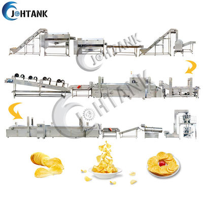 500kg/H pomme de terre Chips Production Line, affaires de Chips Making Machine For Small de pomme de terre