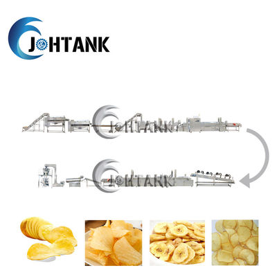 2000kg/h pomme de terre Chips Manufacturing Equipment Fully Automatic