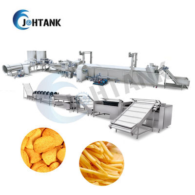 Gaufrette automatique de pomme de terre de la CE faisant la machine 1000kg/H