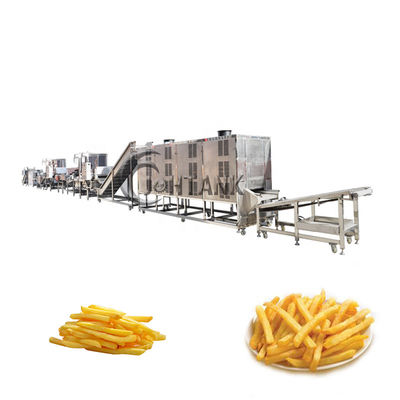 Gaufrette automatique de pomme de terre de la CE faisant la machine 1000kg/H