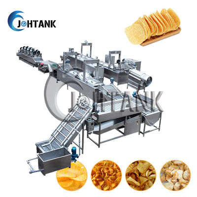chaîne de production gelée des pommes frites 500kg/H, machine complètement automatique de pommes frites