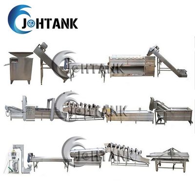 Chaîne de fabrication 2000kg/H de pommes frites surgelées naturelles de casse-croûte