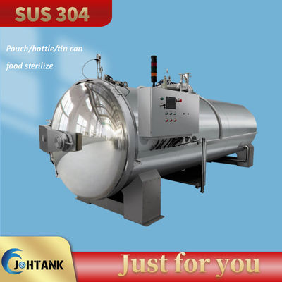 Contrôle en boîte de PLC de Tuna Food Autoclave Retort Sterilizer