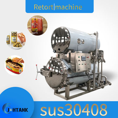 Machine de mise en boîte de cornue de vapeur de type pulvérisateur dans l'industrie alimentaire