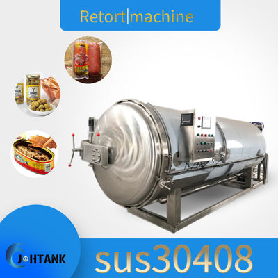 Machine industrielle de cornue de nourriture pour les pots en verre Tin Can