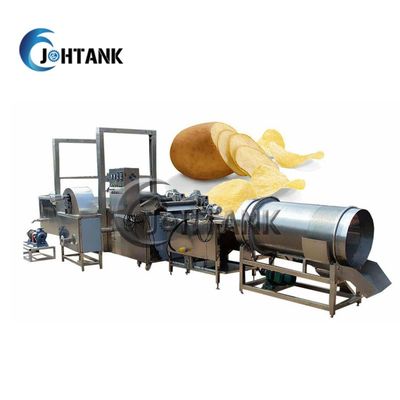 Chaîne de production gelée de pommes frites de casse-croûte, pomme de terre fraîche Chips Production Line