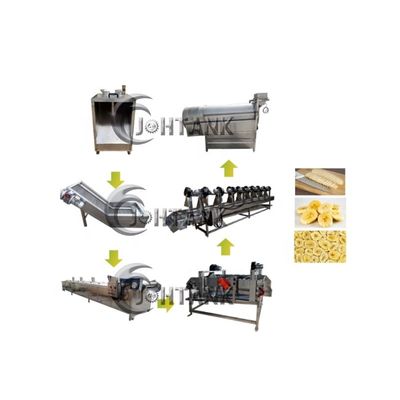 Machine complètement automatique 500kg/H de pommes frites à échelle réduite