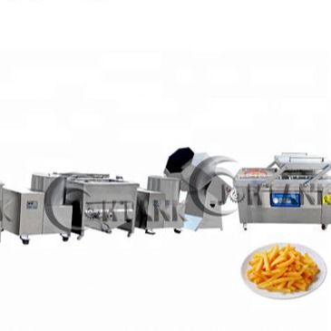 Machine complètement automatique 500kg/H de pommes frites à échelle réduite