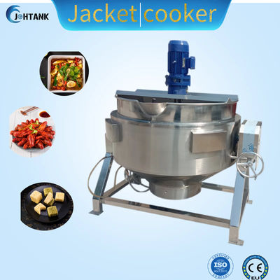 bouilloire revêtue de la vapeur 2000L électrique, inclinant Team Kettle Mixer