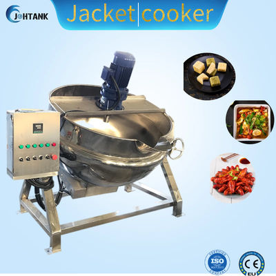 bouilloire revêtue de la vapeur 2000L électrique, inclinant Team Kettle Mixer