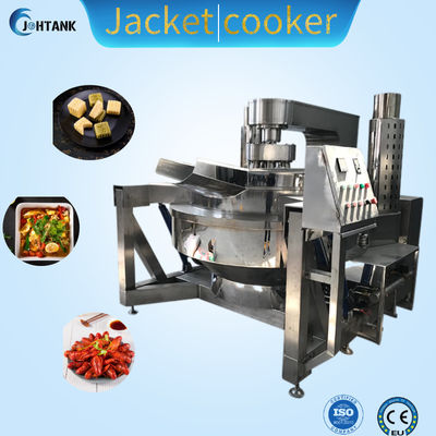 Bouilloire revêtue de vapeur de grand de la capacité 100L à cuiseur de sauce de confiture double revêtu de Chili Paste Cooking Machine 500L