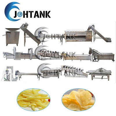 Fried Potato Chips Making Line complètement automatique