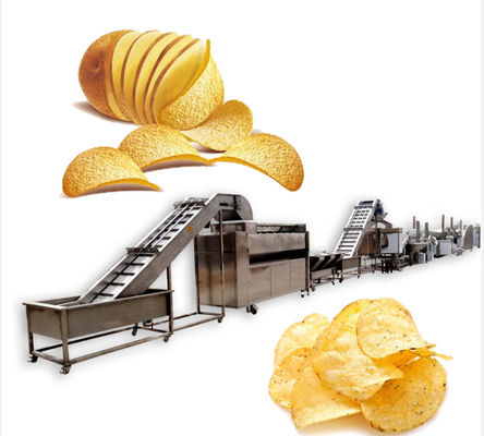 500kg/h la banane complètement automatique Chips Making Machine Potato Frozen a fait frire