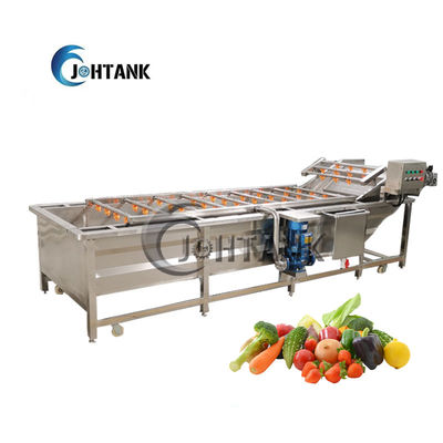 Machine à laver feuillue de légume fruit de la catégorie comestible SUS304 industrielle