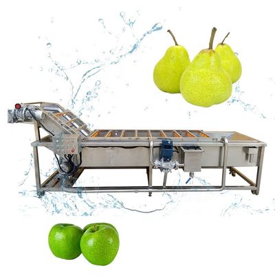 Chaîne de fabrication des fruits et légumes SUS304, lavage végétal et machine de séchage