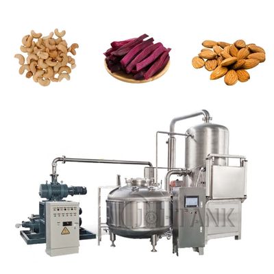 Machine 500kg/h de friteuse de Fried Oyster Mushroom Chips Vacuum