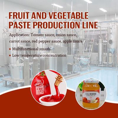 Chaîne de production de sauce à sauce tomate de ketchup SUS304