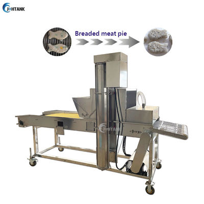 Poulet faisant frire continu automatique de machine battant le revêtement de panage